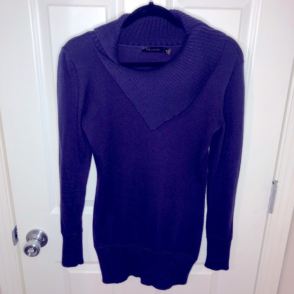 Purple limited tunic sweater